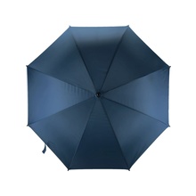 Зонт-трость полуавтоматический с деревянной ручкой, синий Увеличить...