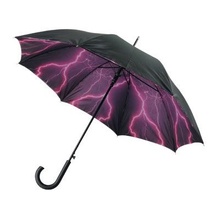 Зонт-трость полуавтоматический с двухслойным куполом «Молния» Увеличить...